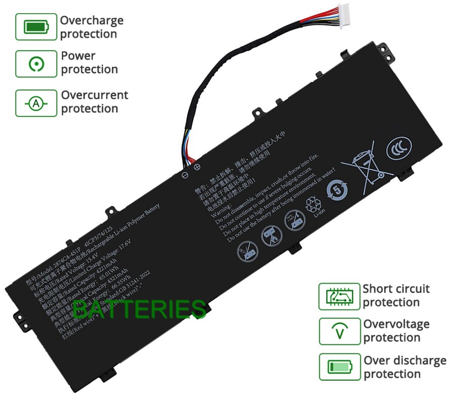 NOTEBOOK 2874C4-4S1P battery