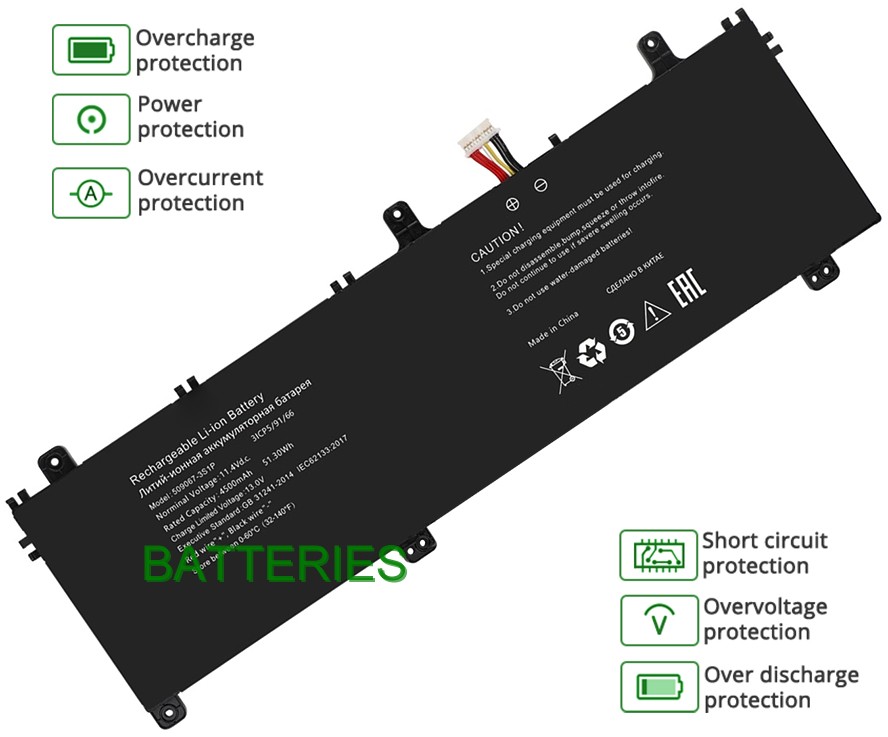 NOTEBOOK 509067-3S1P battery