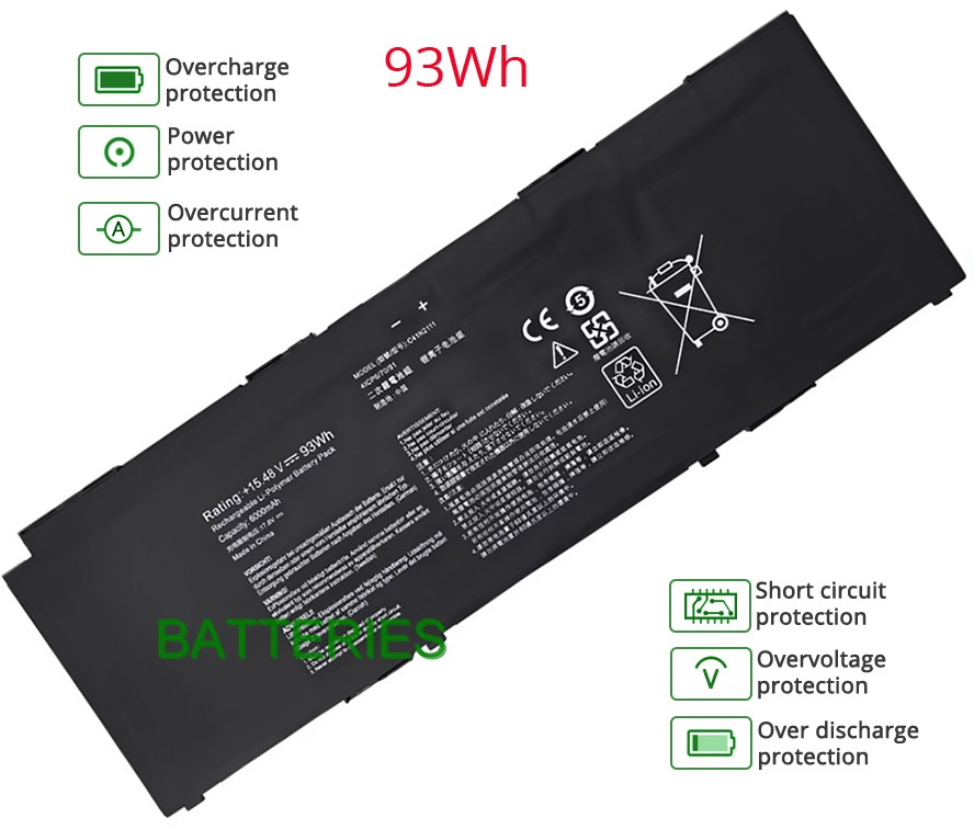 ASUS ExpertBook B5602CVN-OLED battery